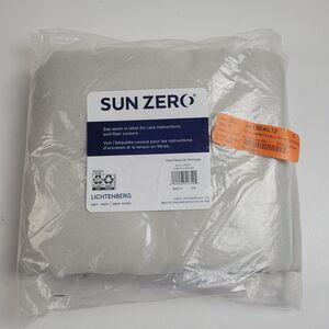 NEW Sun Zero 40 x 95 Tab top One curtain panel ''Pearl #CT25